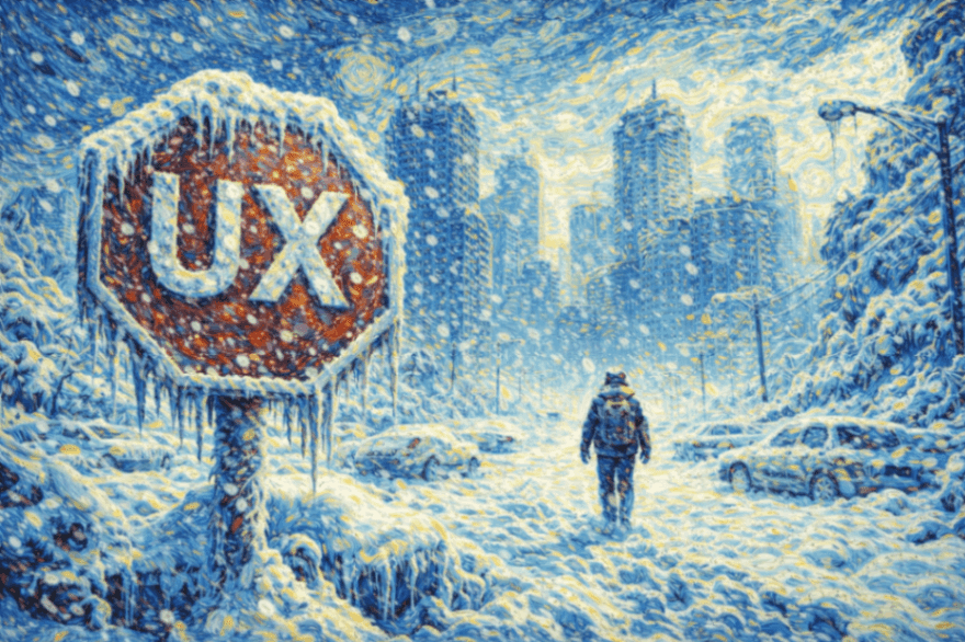 El "invierno" del UX y por qué tu portafolio de pantallas bonitas ya no es suficiente
